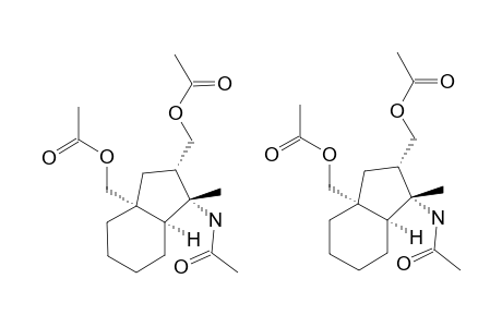 REL-(1R,2S,4S,5S)-4-ACETOXYMETHYL-1-ACETYLAMINO-1-METHYLOCTAHYDRO-2-INDENYLMETHYL-ACETATE