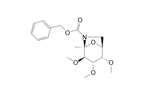 2,7-Anhydro-7-{[(benzyloxy)carbonyl]amino}-1,7-dideoxy-3,4,5-tri-O-methyl-.beta.-L-altro-hept-2-ulo-pyranose