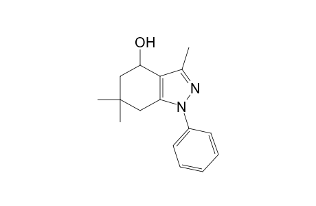 1H-Indazol-4-ol, 4,5,6,7-tetrahydro-3,6,6-trimethyl-1-phenyl-