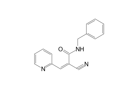 Propenamide, N-benzyl-2-cyano-3-(2-pyridyl)-
