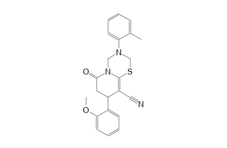 2H,6H-pyrido[2,1-b][1,3,5]thiadiazine-9-carbonitrile, 3,4,7,8-tetrahydro-8-(2-methoxyphenyl)-3-(2-methylphenyl)-6-oxo-