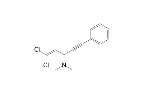 [3,3-Dichloro-1-(phenylethynyl)prop-2-enyl]dimethylamine