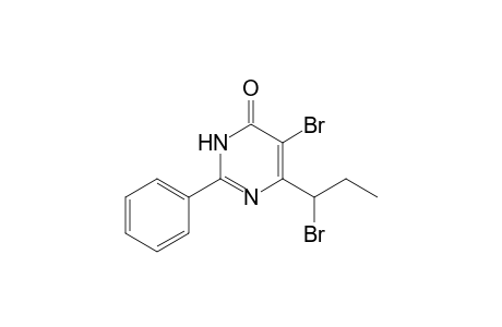 5-Bromo-6-(1-bromopropyl)-2-phenylpyrimidin-4(3H)-one