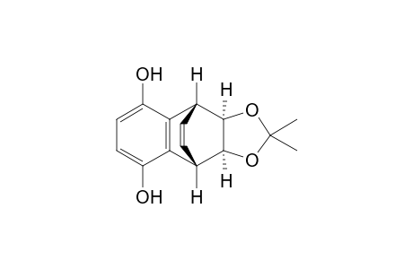 (3a.alpha.,4.beta.,4a.alpha.,8a.alpha.,9.beta.,9a.alpha.)-3a,4,9,9a-Tetrahydro-2,2-dimethyl-4,9-etheno-1,3-dioxolo[4,5-b]naphthalene-5,8-diol