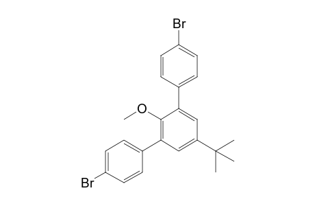 2,6-Bis(4-bromophenyl)-4-tert-butylanisole