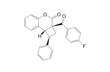 rel-(1R,2aR,8bR)-2a-(4-Fluorobenzoyl)-1-phenyl-1,2,2a,8b-tetrahydro-3H-benzo[b]cyclobuta[d]pyran-3-one