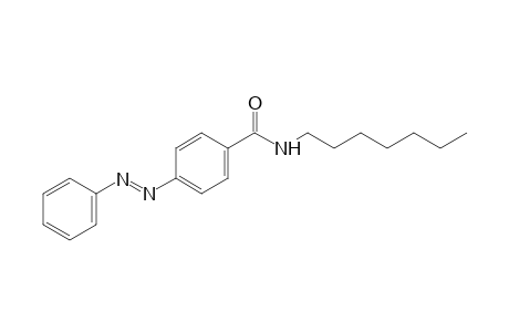 N-heptyl-p-(phenylazo)benzamide