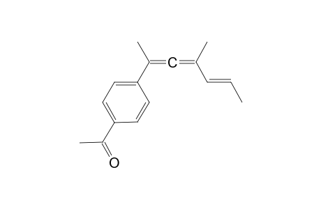 (E)-1-(4-(4-methylhepta-2,3,5-trien-2-yl)phenyl)ethanone