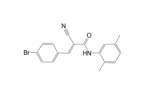 2-propenamide, 3-(4-bromophenyl)-2-cyano-N-(2,5-dimethylphenyl)-, (2E)-
