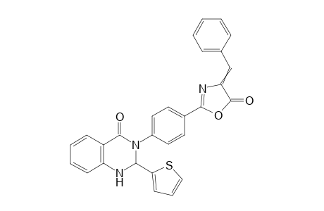 3-[4-(4-Phenylmethylidene-5-oxo-4,5-dihydro-1,3-oxazol-2-yl)phenyl]-2-(2-thienyl)-2,3-dihydroquinazolin-4(1H)-one