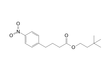 4-(4-Nitrophenyl)butyric acid 3,3-dimethylbutyl ester