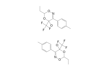 6-ETHYL-3-(PARA-TOLYL)-4-TRIFLUOROMETHYL-4H-[1,5,2]-DIOXAZIN-4-OL