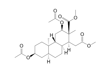 1-Phenanthreneacetic acid, 3,7-bis(acetyloxy)tetradecahydro-2-(methoxycarbonyl)-2,4b-dimethyl-, methyl ester, [1S-(1.alpha.,2.beta.,3.beta.,4a.beta.,4b.alpha.,7.beta.,8a.alpha.,10 a.alpha.)]-