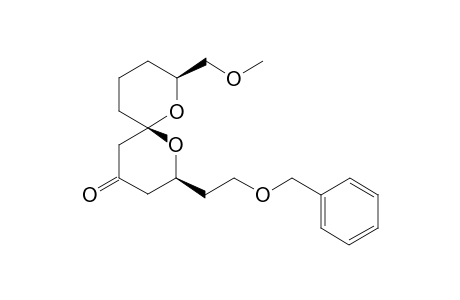 (2S,6S,8S)-2-(2-(Benzyloxy)ethyl)-8-((methoxy)methyl)-1,7-dioxaspiro[5.5]undecan-4-one