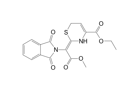 (2Z)-2-(2-keto-2-methoxy-1-phthalimido-ethylidene)-3,6-dihydro-1,3-thiazine-4-carboxylic acid ethyl ester