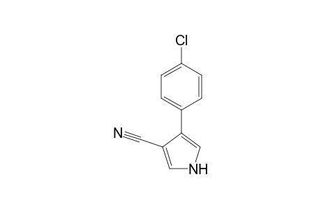 1H-Pyrrole-3-carbonitrile, 4-(4-chlorophenyl)-