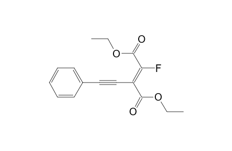 (Z)-2-fluoro-3-(2-phenylethynyl)-2-butenedioic acid diethyl ester