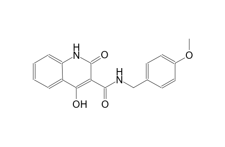 4-hydroxy-N-(4-methoxybenzyl)-2-oxo-1,2-dihydro-3-quinolinecarboxamide