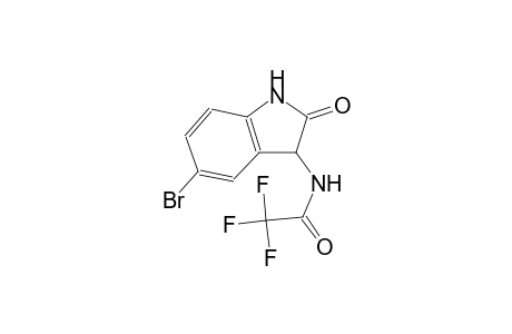 N-(5-bromo-2-oxo-2,3-dihydro-1H-indol-3-yl)-2,2,2-trifluoroacetamide