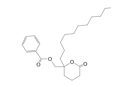(6-oxidanylidene-2-undecyl-oxan-2-yl)methyl benzoate