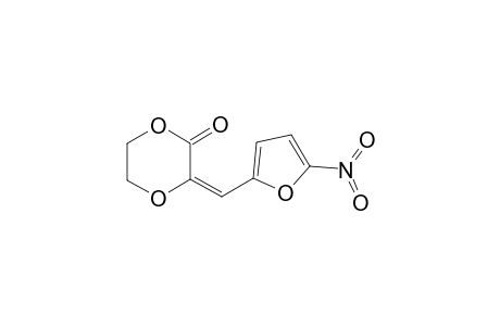 (3E)-3-[(5-nitrofuran-2-yl)methylidene]-1,4-dioxan-2-one