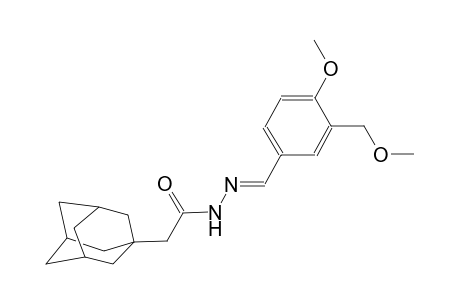 2-(1-adamantyl)-N'-{(E)-[4-methoxy-3-(methoxymethyl)phenyl]methylidene}acetohydrazide