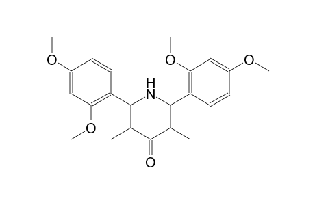 4-piperidinone, 2,6-bis(2,4-dimethoxyphenyl)-3,5-dimethyl-
