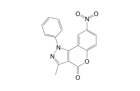 3-METHYL-8-NITRO-1-PHENYL-1H-CHROMENO-[4,3-C]-PYRAZOL-4-ONE