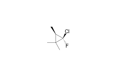 1-FLUORO-1-CHLORO-2,2,3-TRIMETHYLCYCLOPROPANE;(Z-ISOMER)