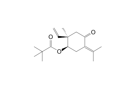 (4R,5R)-5-Methyl-4-pivaloyloxy-2-(1-methylethylidene)-5-vinylcyclohexan-1-one