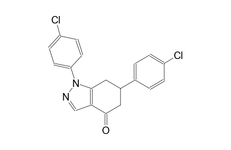 4H-indazol-4-one, 1,6-bis(4-chlorophenyl)-1,5,6,7-tetrahydro-