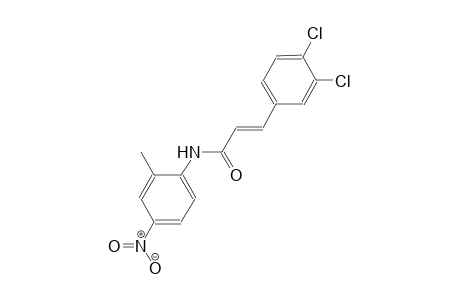 (2E)-3-(3,4-dichlorophenyl)-N-(2-methyl-4-nitrophenyl)-2-propenamide