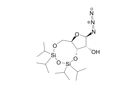 .beta.-D-Ribofuranosyl azide, 3,5-O-[1,1,3,3-tetra(1-methylethyl)-1,3-disiloxanediyl]-