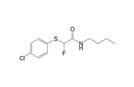 N-Butyl-2-(p-chlorophenylthio)-2-fluoroacetamide