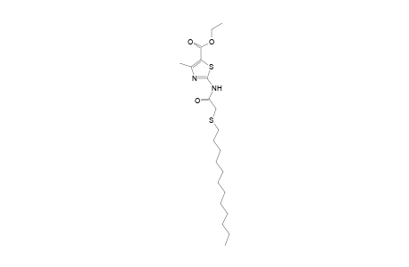 Ethyl 2-([(dodecylsulfanyl)acetyl]amino)-4-methyl-1,3-thiazole-5-carboxylate