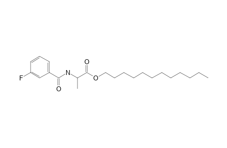 L-Alanine, N-(3-fluorobenzoyl)-, dodecyl ester