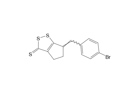 6-(p-BROMOBENZYLIDENE)-5,6-DIHYDROCYCLOPENTA-1,2-DITHIOLE-3(4H)-THIONE