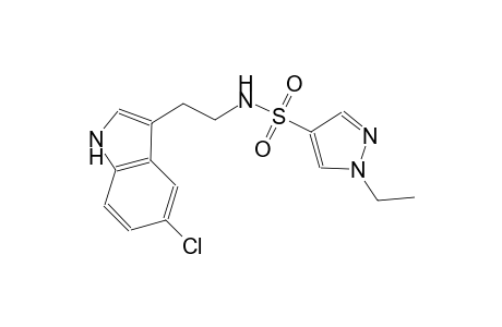 N-[2-(5-chloro-1H-indol-3-yl)ethyl]-1-ethyl-1H-pyrazole-4-sulfonamide