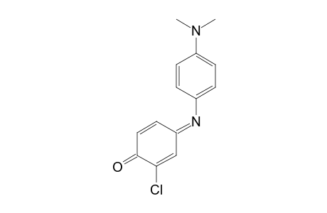 2,5-Cyclohexadien-1-one, 2-chloro-4-[[4-(dimethylamino)phenyl]imino]-