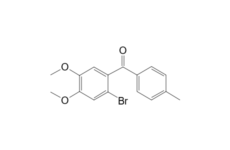 (2-bromo-4,5-dimethoxyphenyl)(4-methylphenyl)methanone