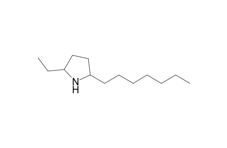 Pyrrolidine, 2-ethyl-5-heptyl-