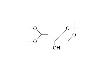 2-Deoxy-4,5-O-isopropylidene-D-erythro-pentose dimethylacetal
