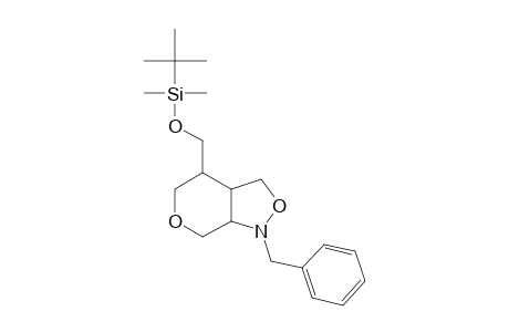(1RS,5RS,6RS)-9-BENZYL-5-(TERT.-BUTYLDIMETHYLSILYLOXYMETHYL)-9-AZA-3,8-DIOXABICYCLO-[4.3.0]-NONANE