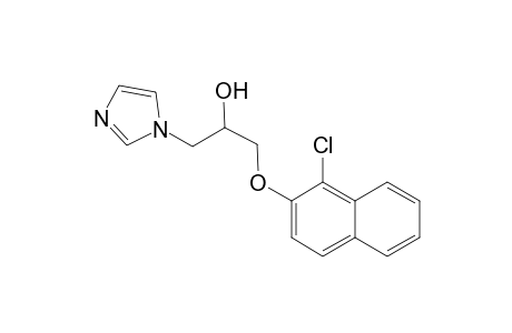 1-(1-Chloranylnaphthalen-2-yl)oxy-3-imidazol-1-yl-propan-2-ol
