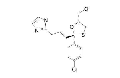 TRANS-2-(4-CHLOROPHENYL)-2-[3-(2-IMIDAZOLYL)-PROPYL]-5-(HYDROXYMETHYL)-1,3-OXATHIOLANE