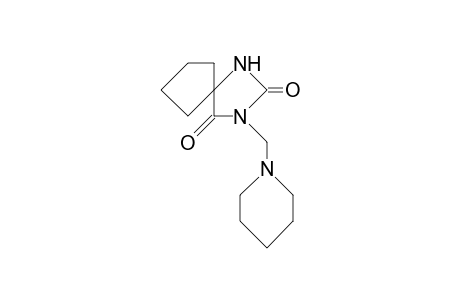 3-Piperidinomethyl-1,3-diaza-spiro(4.4)nonane-2,4-dione