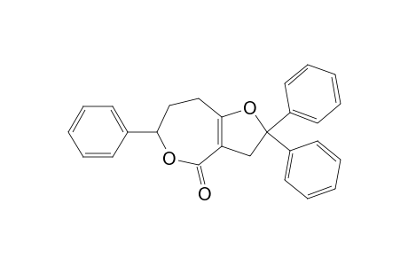 2,2,6-Triphenyl-2,3,7,8-tetrahydrofuro[3,2-c]oxepin-4(6H)-one