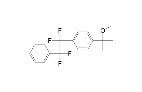 Benzene, 1-(1-methoxy-1-methylethyl)-4-(1,1,2,2-tetrafluoro-2-phenylethyl)-