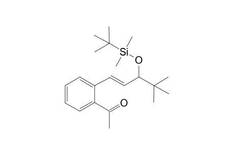 1-[2-[(E)-3-[tert-butyl(dimethyl)silyl]oxy-4,4-dimethyl-pent-1-enyl]phenyl]ethanone