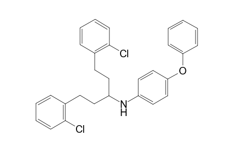 N-(1,5-Bis(2-chlorophenyl)pentan-3-yl)-4-phenoxyaniline